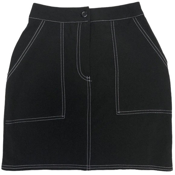 Nasty Gal  Black Mini Skirt - Picture 1 of 5